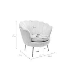 KARE Design Sessel-Sessel Water Lily Rosa