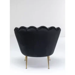 KARE Design Sessel-Sessel Water Lily Schwarz