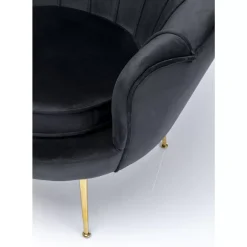 KARE Design Sessel-Sessel Water Lily Schwarz