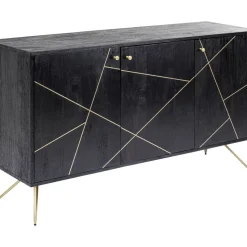 KARE Design Kommoden & Sideboards-Sideboard Gold Vein 3 Turig 145X82Cm