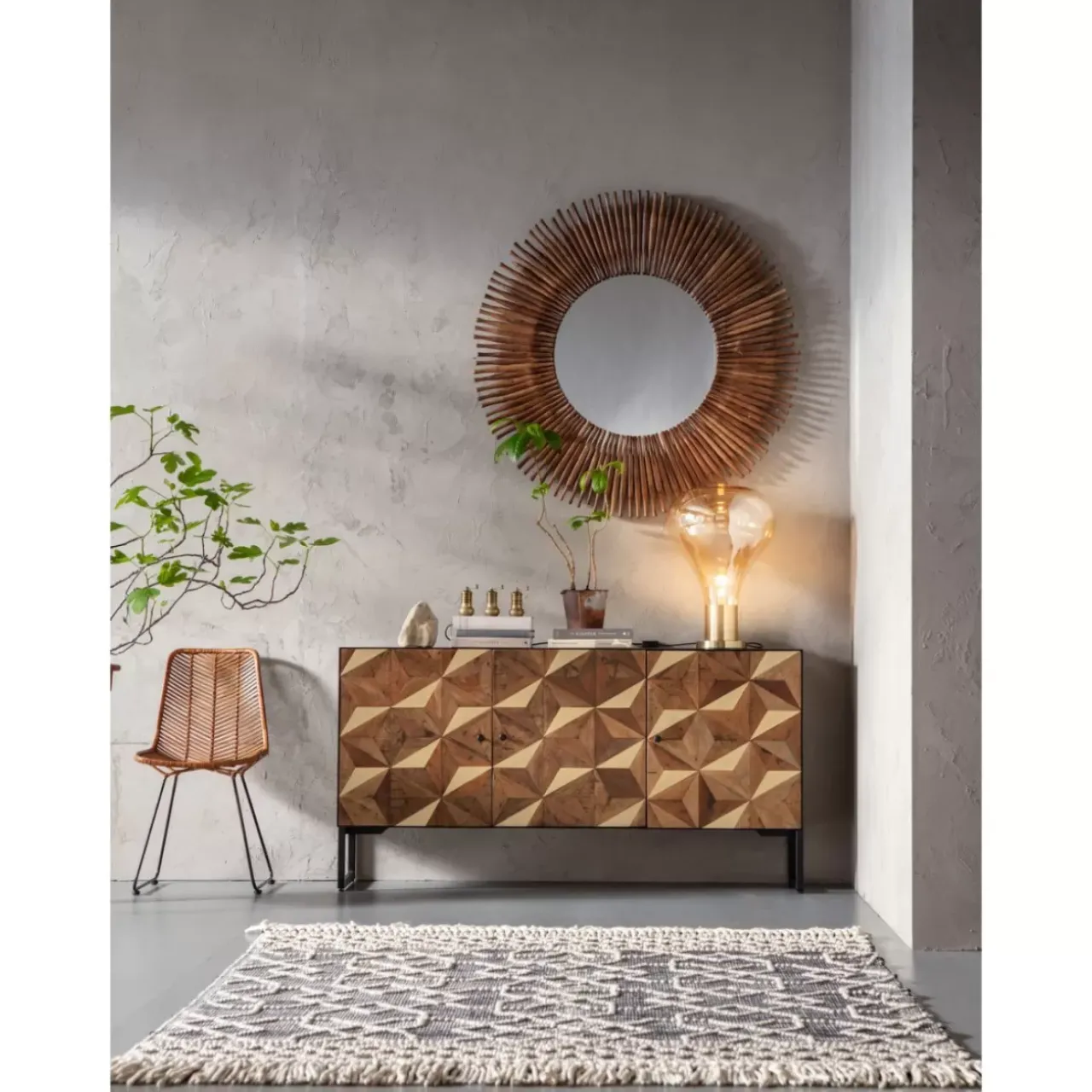 KARE Design Kommoden & Sideboards-Sideboard Illusion Gold