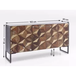 KARE Design Kommoden & Sideboards-Sideboard Illusion Gold