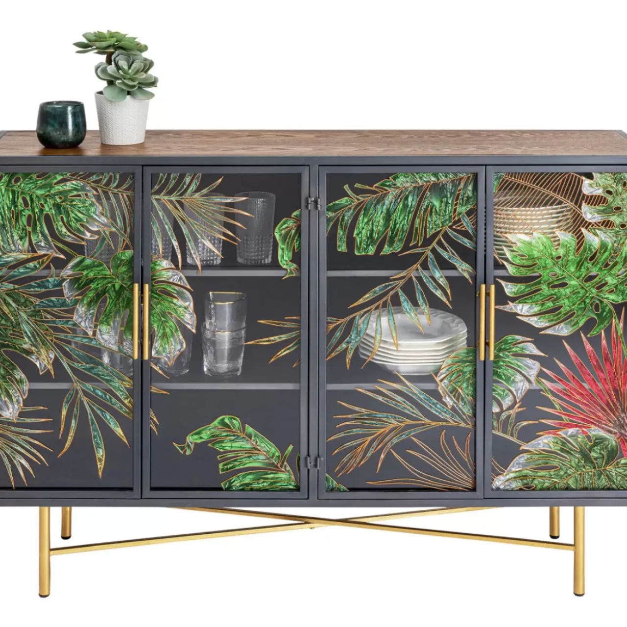 KARE Design Kommoden & Sideboards-Sideboard Jungle 135X95Cm