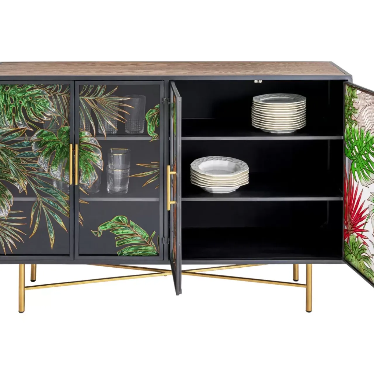 KARE Design Kommoden & Sideboards-Sideboard Jungle 135X95Cm