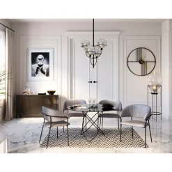 KARE Design Kommoden & Sideboards-Sideboard Luxury Push Grau