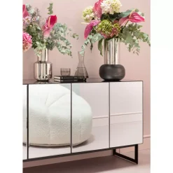 KARE Design Kommoden & Sideboards-Sideboard Soran Schwarz 160X45Cm