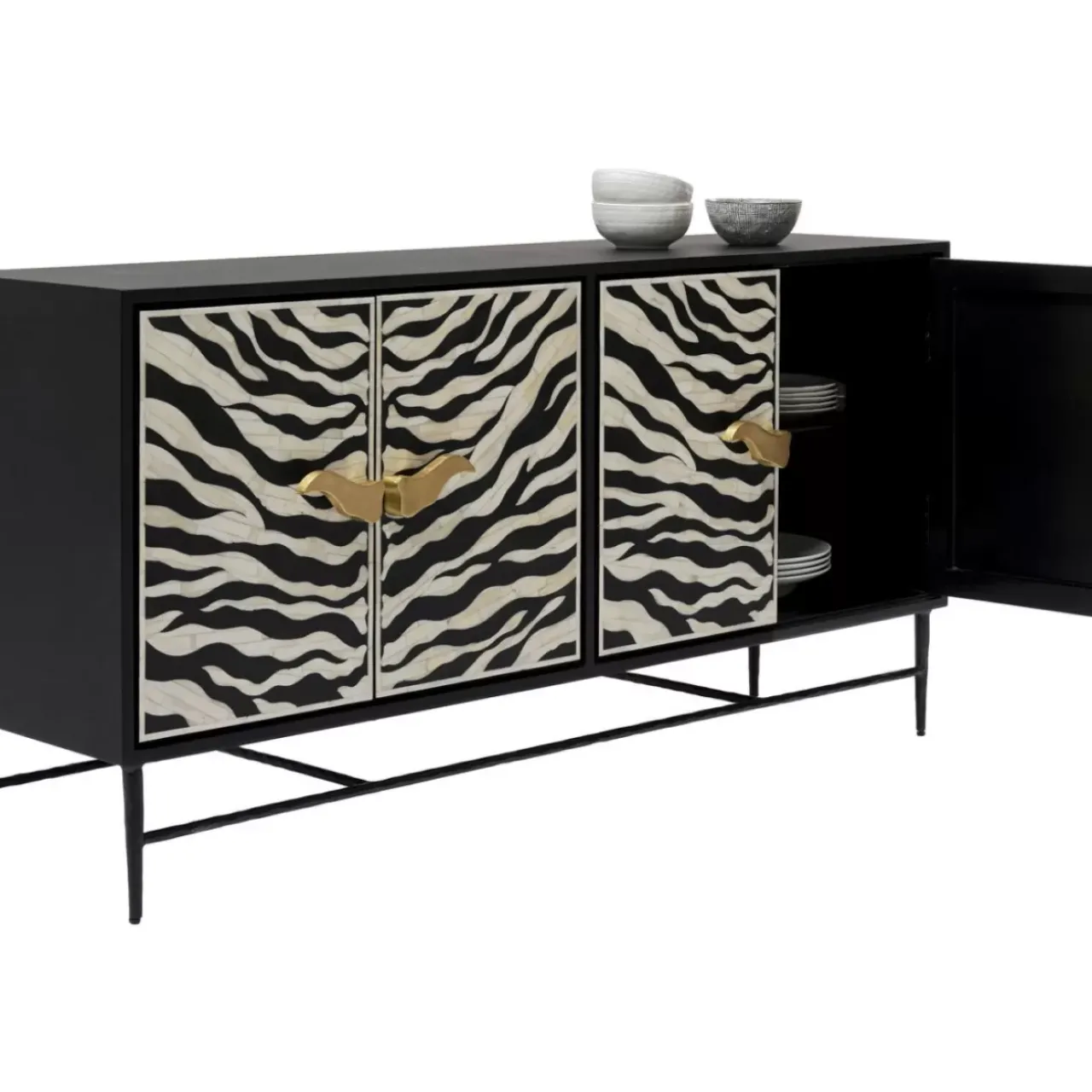 KARE Design Kommoden & Sideboards-Sideboard Zebra 160X80Cm