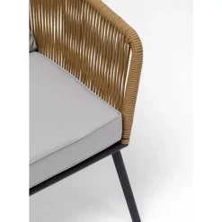 KARE Design Outdoormöbel-Sitzgruppe Elba Quattro Natur (4/Tlg.)
