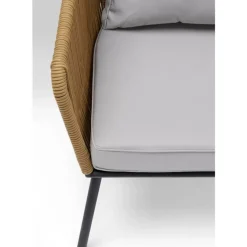 KARE Design Outdoormöbel-Sitzgruppe Elba Quattro Natur (4/Tlg.)