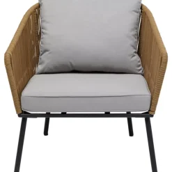 KARE Design Outdoormöbel-Sitzgruppe Elba Quattro Natur (4/Tlg.)