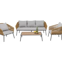 KARE Design Outdoormöbel-Sitzgruppe Elba (4-Tlg.)