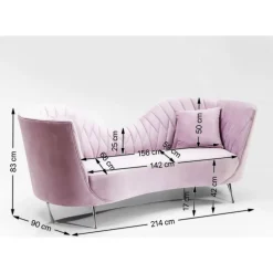 KARE Design Sofas & Couches-Sofa Cabaret 3-Sitzer