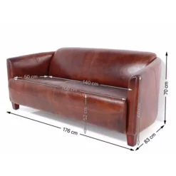 KARE Design Sofas & Couches-Sofa Cigar Lounge 3-Sitzer
