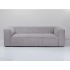 KARE Design Sofas & Couches-Sofa Cubetto 3-Sitzer Hellgrau 220Cm