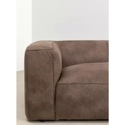 KARE Design Sofas & Couches-Sofa Cubetto 3-Sitzer Taupe 220Cm