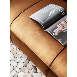 KARE Design Sofas & Couches-Sofa Cubetto 3-Sitzer Velvet Braun