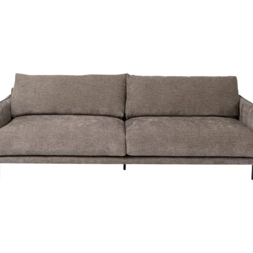 KARE Design Sofas & Couches-Sofa Edna 3-Sitzer Grau 245Cm