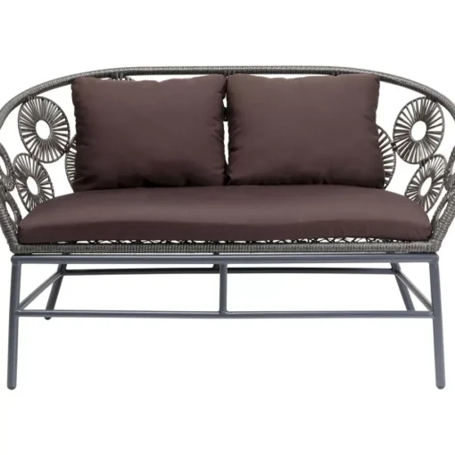 KARE Design Outdoormöbel-Sofa Ibiza Braun