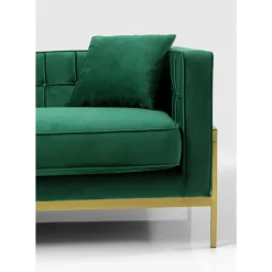 KARE Design Sofas & Couches-Sofa Loft 3-Sitzer Grun