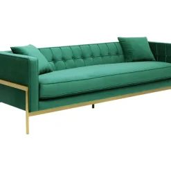 KARE Design Sofas & Couches-Sofa Loft 3-Sitzer Grun