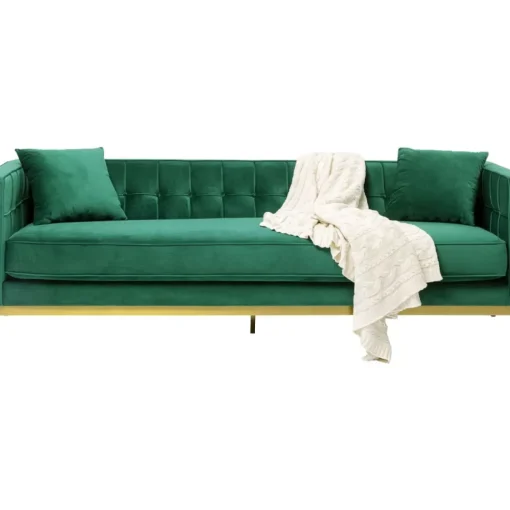 KARE Design Sofas & Couches-Sofa Loft 3-Sitzer Grun