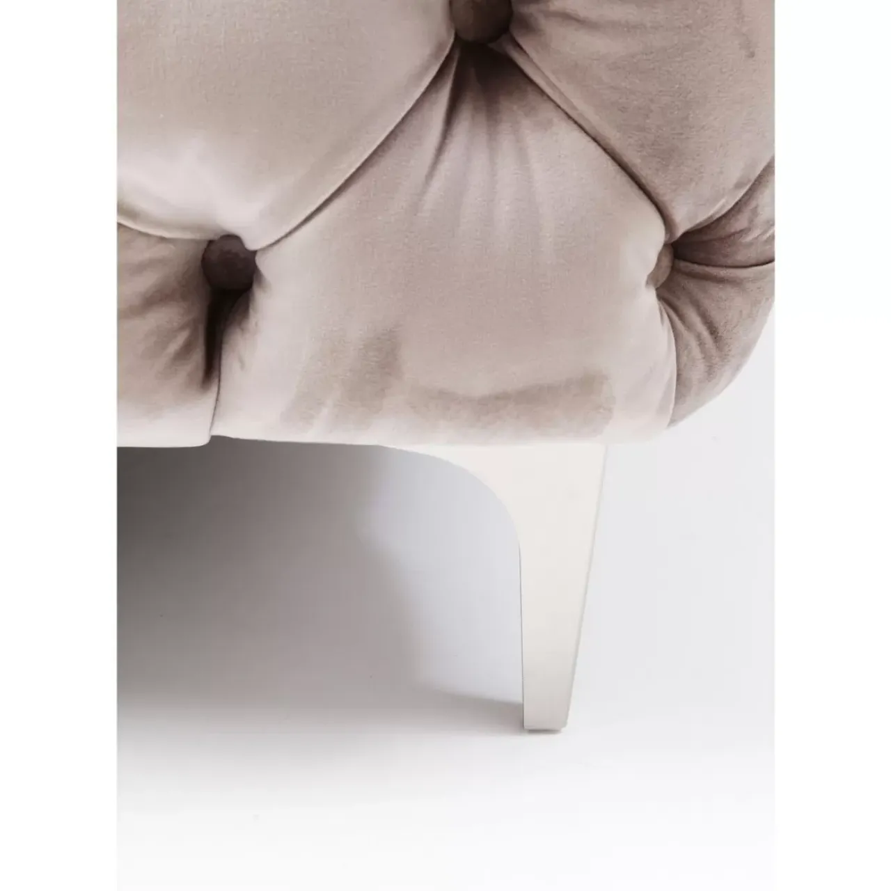 KARE Design Sofas & Couches-Sofa Look 3-Sitzer Velvet Grau