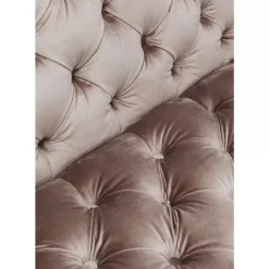 KARE Design Sofas & Couches-Sofa Look 3-Sitzer Velvet Grau