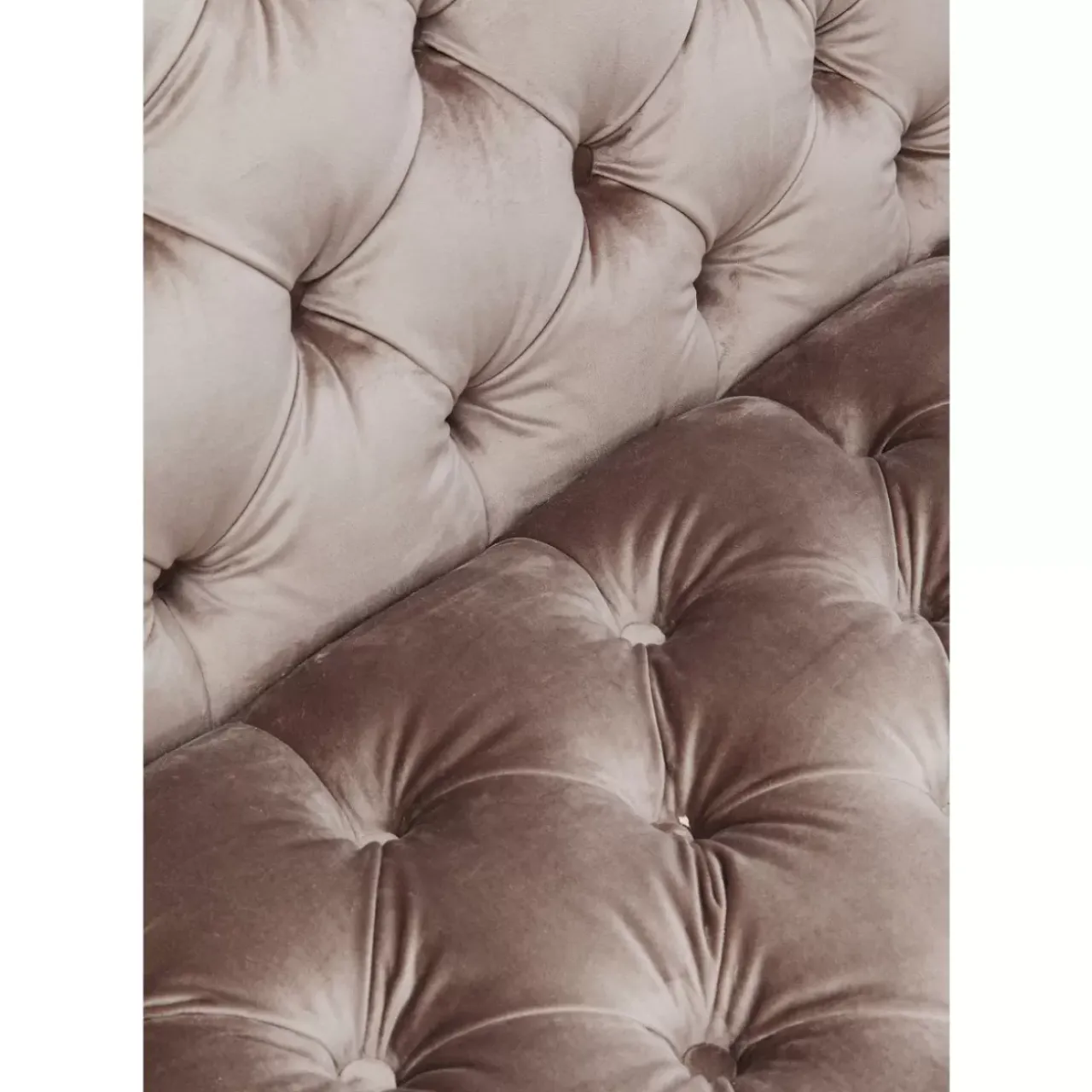 KARE Design Sofas & Couches-Sofa Look 3-Sitzer Velvet Grau