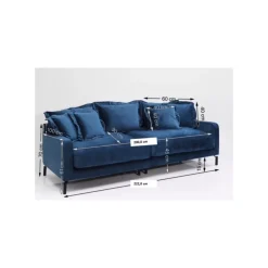 KARE Design Sofas & Couches-Sofa Lullaby 2-Sitzer Petrol