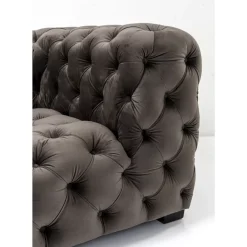 KARE Design Sofas & Couches-Sofa Metropol 3-Sitzer Grau 238Cm