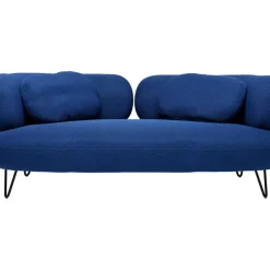 KARE Design Sofas & Couches-Sofa Peppo 2-Sitzer Blau 182Cm
