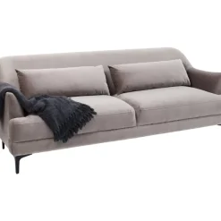 KARE Design Sofas & Couches-Sofa Proud 3-Sitzer Grau