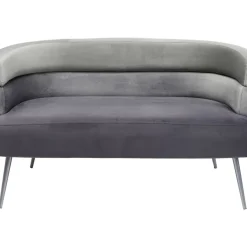 KARE Design Sofas & Couches-Sofa Sandwich 2-Sitzer Grau