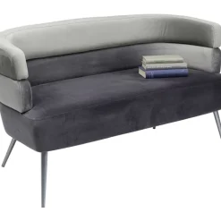 KARE Design Sofas & Couches-Sofa Sandwich 2-Sitzer Grau