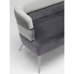 KARE Design Sofas & Couches-Sofa Sandwich 2-Sitzer Grau
