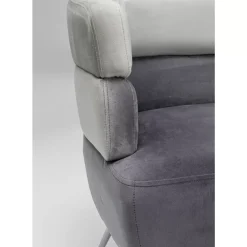 KARE Design Sofas & Couches-Sofa Sandwich 2-Sitzer Grau