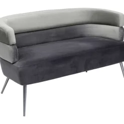 KARE Design Sofas & Couches-Sofa Sandwich 2-Sitzer Grau