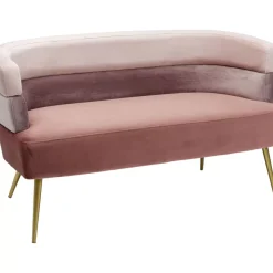 KARE Design Sofas & Couches-Sofa Sandwich 2-Sitzer Rosa