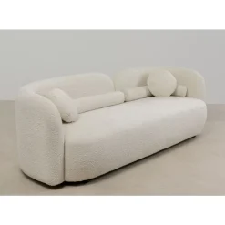 KARE Design Sofas & Couches-Sofa 3-Sitzer Kelly Boucle 225Cm