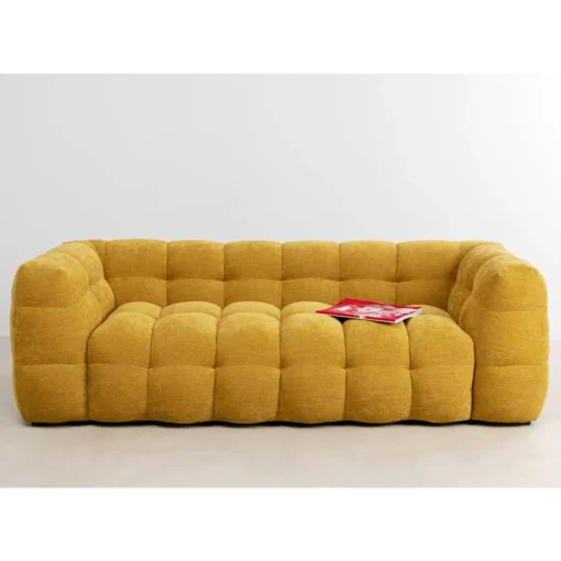 KARE Design Sofas & Couches-Sofa 3-Sitzer Salamanca Gelb 240Cm