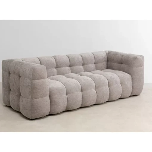 KARE Design Sofas & Couches-Sofa 3-Sitzer Salamanca Grau 240Cm