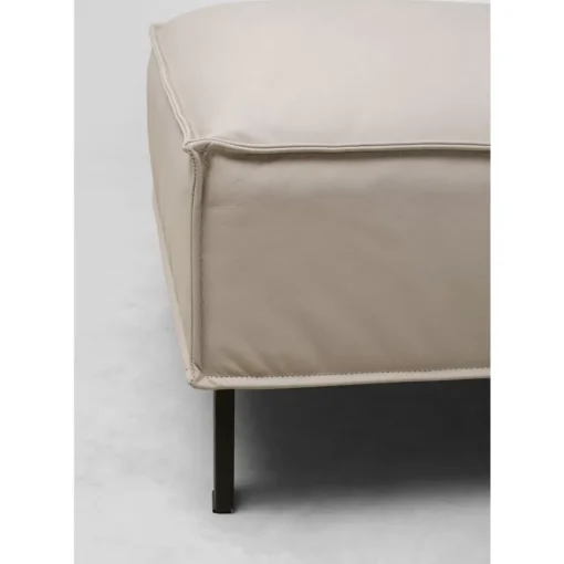 KARE Design Sofas & Couches-Sofa 3-Sitzer Victor Leder Grau 233Cm