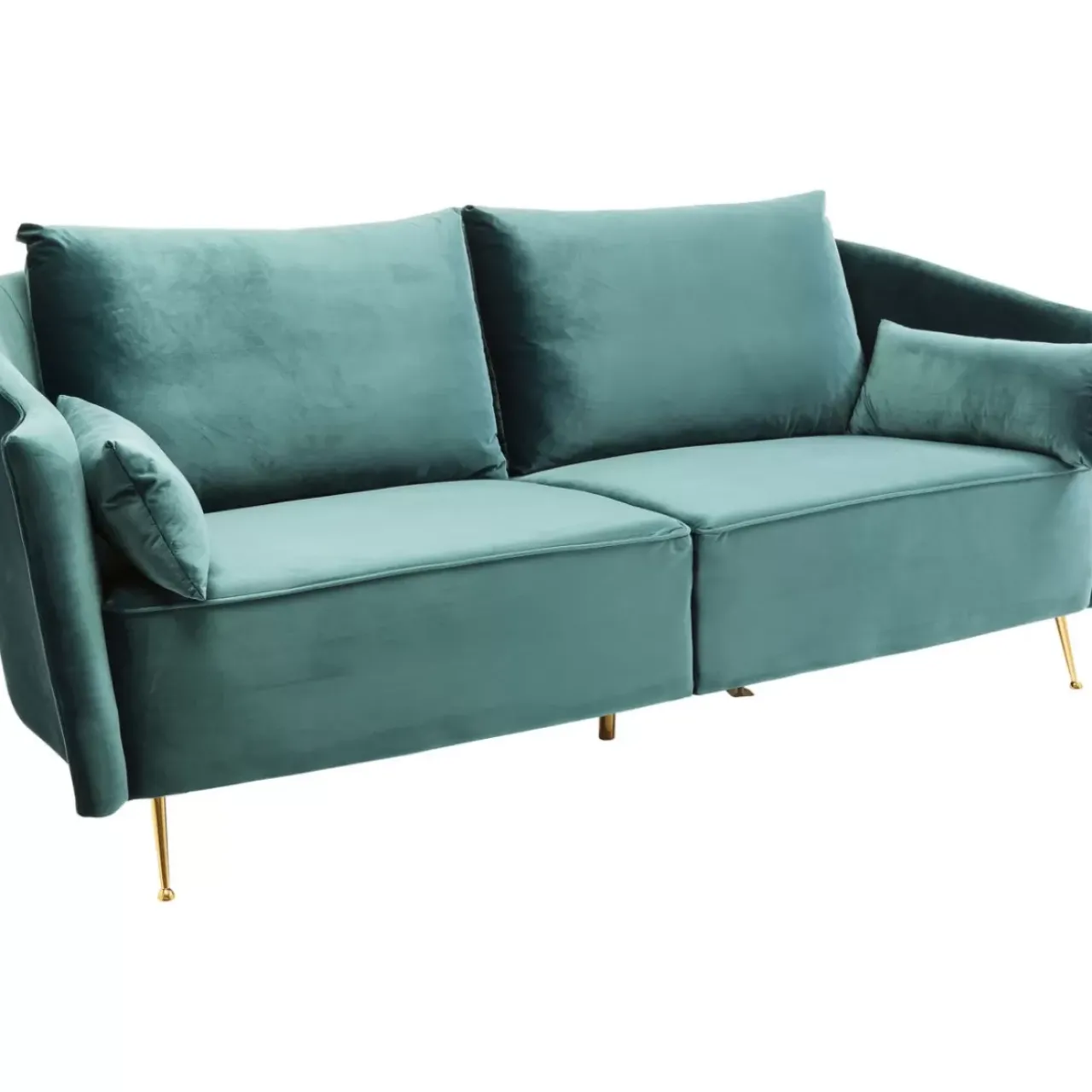 KARE Design Sofas & Couches-Sofa Vegas Forever 3-Sitzer Petrol