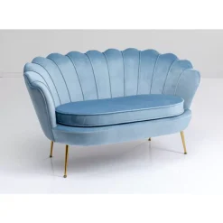 KARE Design Sofas & Couches-Sofa Water Lily 2-Sitzer Aqua 132Cm