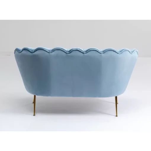 KARE Design Sofas & Couches-Sofa Water Lily 2-Sitzer Aqua 132Cm