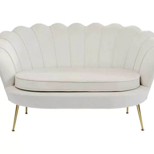 KARE Design Sofas & Couches-Sofa Water Lily 2-Sitzer Beige