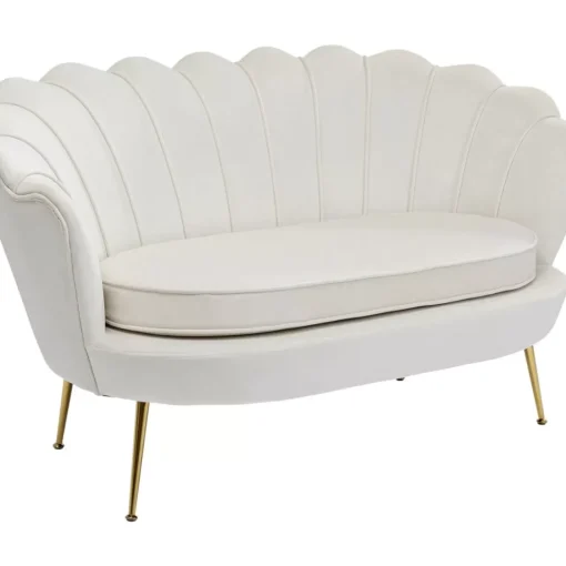 KARE Design Sofas & Couches-Sofa Water Lily 2-Sitzer Beige