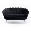 KARE Design Sofas & Couches-Sofa Water Lily 2-Sitzer Black Schwarz