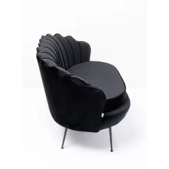 KARE Design Sofas & Couches-Sofa Water Lily 2-Sitzer Black Schwarz