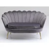 KARE Design Sofas & Couches-Sofa Water Lily 2-Sitzer Grau 132Cm